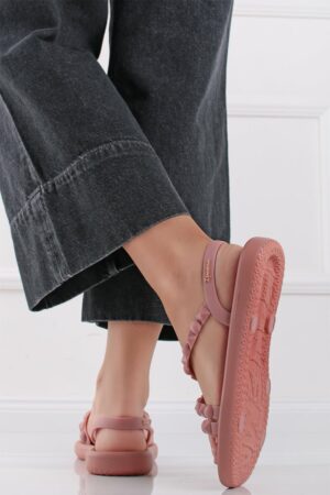 Ružové gumené sandále Meu Sol Plat
